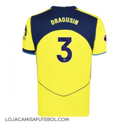 Camisa de Futebol Tottenham Hotspur Radu Dragusin #3 Equipamento Alternativo 2025-26 Manga Curta Camisa de Futebol Tottenham Hotspur Radu Dragusin #3 Equipamento Alternativo 2025-26 Manga Curta